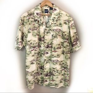 GAP vintage Hawaiian shirt size medium